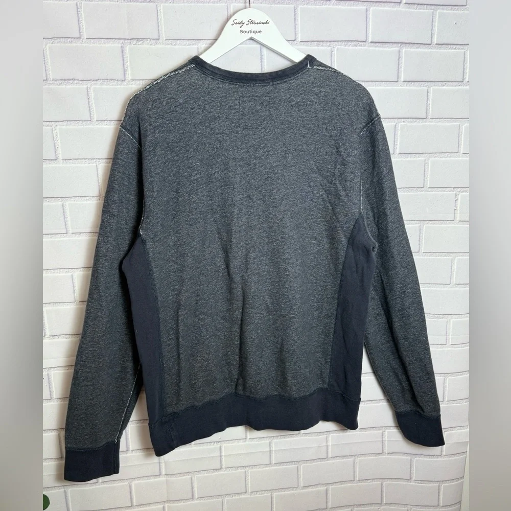 Vintage Eddie Bauer Fleece Crewneck Sweatshirt Gray Men's Size L